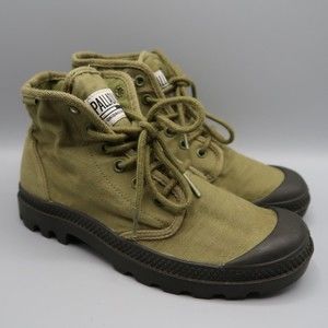 Palladium Pampa Hi Dusky Green Mens 5 or Women 6.5 Casual Combat Boots